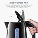 Deik Electric Kettle BPA Free, Fast Boiling Tea Kettle, Cordless Water Kettle 1.7L 1500W