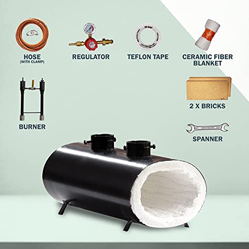 Simond Store Portable Propane Gas Forge Double Burner Knife and Tool Making Blacksmith Farrier Forge - Image 8