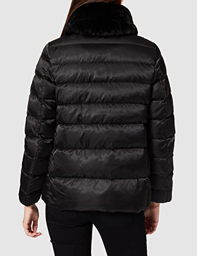 Geox W CHLOO N Cappotto Donna,Nero (Black F9000)