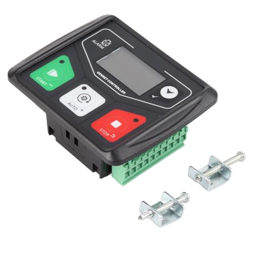DC30D Generator Controller Automatic Start Stop Genset Control Panel LCD Display for Home Standby Generators Weatherproof