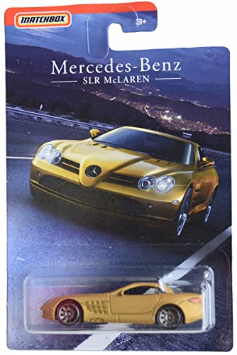 Matchbox Mercedes Benz SLR McLaren, Theme Art Card [Gold]