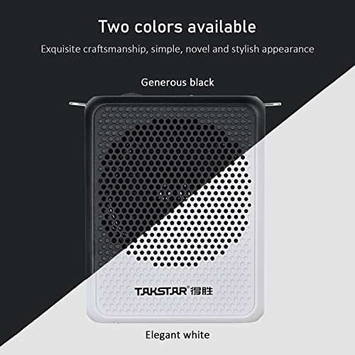 Cnll Amplificador de som portátil E126A mini amplificador de voz com microfone de cabeça com fio e c
