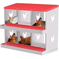 Hühner Legenester Mit 10 Abteilen & Auffangschale – Stabiler Metall-Rollnestkasten 136x43x90 Cm, Grün, Für Eier Sammeln & Geflügel