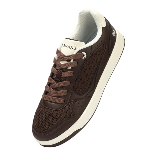 Image of Neeman's Remix Modish Sneakers for Men & Women | Retro Inspired Y2K Streetwear Unisex Casual Shoes | Breathable Knit Upper with Dual Density Cushioning | Lightweight Comfortable Lace- Up Footwear
