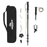 Arrowhead Peak Adjustable Trekking Pole/Walking Stick - 6-in-1 Multi-Functional - Includes Selfie...