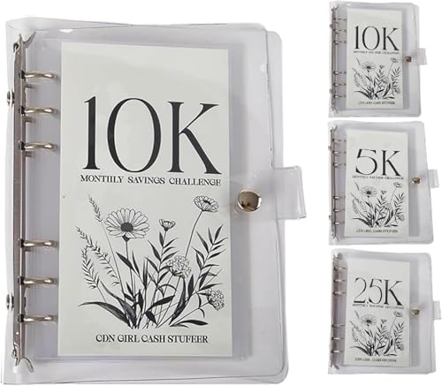 Envelopes de 12 meses para guardar dinheiro, livro de atividades de planejador de economia de dinhei