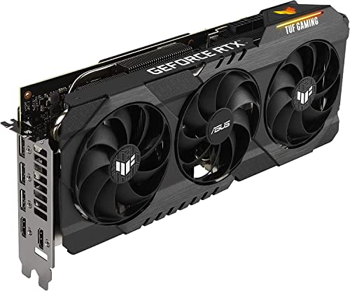 Image of ASUS TUF Gaming NVIDIA GeForce RTX 3080 Graphics Card (PCIe 4.0, 10GB GDDR6X, HDMI 2.1, DisplayPort 1.4a, Dual Ball Fan Bearings, Military-Grade Certification, GPU Tweak II) (Renewed)