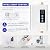 Tankless Water Heater Electric,110v 3000w Instant Water Heater with Remote Control, Water Temperature Regulating and Adjustable Temperature, LCD Digital Display for Kitchen and Bathroom,White
