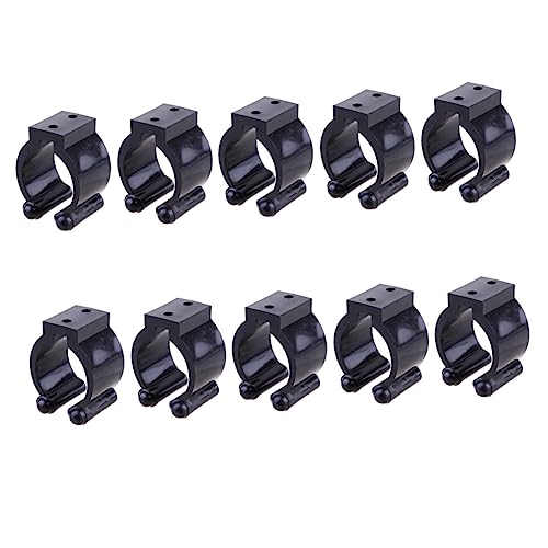 NAMOARLY 20 Pcs Fishing Rods Storage Rack Pole Holder for Wall Mount Rod Rack Clamp for Snooker Club