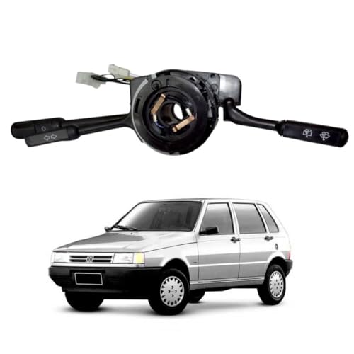 Chave de Seta Kostal Fiat Uno Elba Fiorino Premio 1993 a 2001 Com Limpador Traseiro