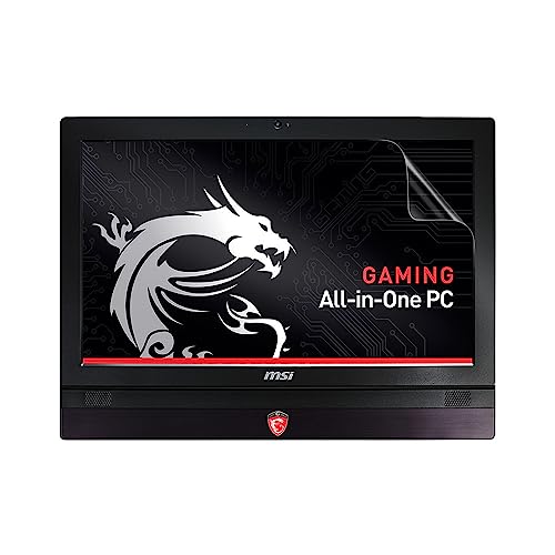 Celicious Vivid Invisible Glossy HD Screen Protector Film Compatible with MSI Gaming AG220 2PE (Non-Touch) [Pack of 2]
