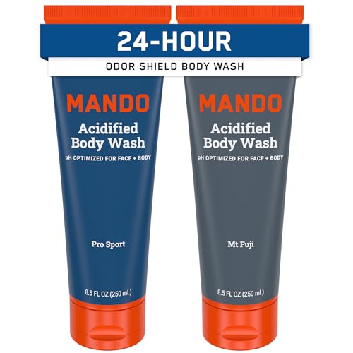 Mando Acidified Body Wash 2-Pack Pro Sport and Mt Fuji