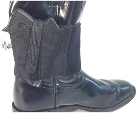 CCW Boot Wrap Ankle Holster for Over the Boot โ Concealed Carry Holster, Adjustable Ambidextrous Fit, Black