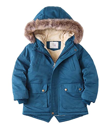 Image of Boys Girls Winter Outwear Coats, Kids Warm Outfits,Windproof Jacket for Toddler 1-8Y