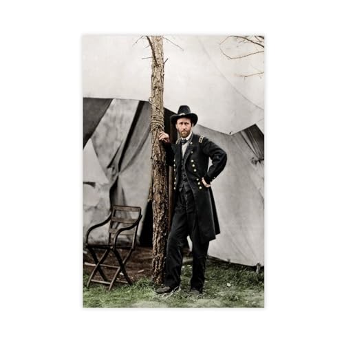 Impression sur toile Ulysses S Grant Union General | Déco Cold Harbor 30x45cm