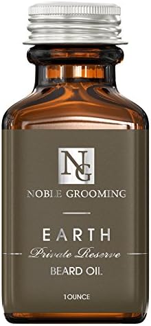 NobleGrooming Earth Beard Oil 1oz Beard Conditioner Fragrance oil free