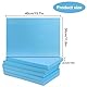 Wapasezyar 6 Stück Schaumplatte Hartschaum, Hohe Dichte Schaumplatte, Schaumplatte Bastelplatte DIY Modell, Diorama Basis Blöcke Hobby Gebäude Kit Schaum Blau 30x20x2 cm, Blau