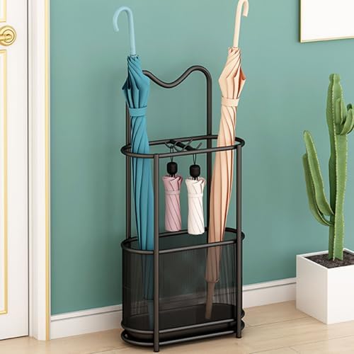 Large Capacity Metal Umbrella Stand Indoor Modern Design for Home or Office Entryway Stylish and Functional Storage Solution