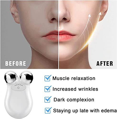 Microcurrent Face Device Roller, Facial Roller For Skincare And Massage, Microsculpt Device For Face Anti Aging And Wrinkle Reducer Skin Rejuvenation #TOP1