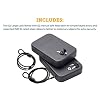 SnapSafe Portable Lock Box for Guns and Valuables, 2 Pack - Includes 2 Lock Boxes (Keyed Alike), 4 Keys and 1500 Pound Patented Security Cable - Thick 16-Gauge Steel - An Ideal Car Gun Safe