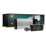 La batería Green Cell ha sido equipada con las celdas Panasonic de la calidad más alta que ofrecen hasta 1000 ciclos de carga. El sistema BMS incorporado garantiza la comunicación correcta de la batería con el motor y la seguridad total de uso.