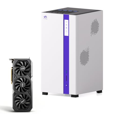 Image of NIMO AI NAS, Agentic Computer Mini PC and AI Server, AMD Ryzen 7 PRO 8845HS | Supports with Asus RTX 5070 GPU, up to 132TB ZFS Hybrid Storage, Dual 10GbE, Agentic computer for 24hr AI agent
