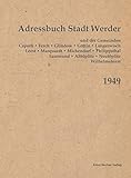 einwohnerverzeichnis ahlen  Adressbuch der Stadt Werder 1949: Und den anliegenden Gemeinden.: Mit einem Einwohnerverzeichnis der Stadt Werder und der Gemeinden Caputh, Ferch, ... und Wilhelmshorst (Historische Adressbücher)