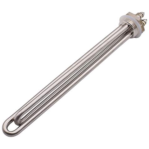 3600 Watt 240 Volt Heating Element Stainless Steel with 1 Inch (DN25) BSP Thread Cover
