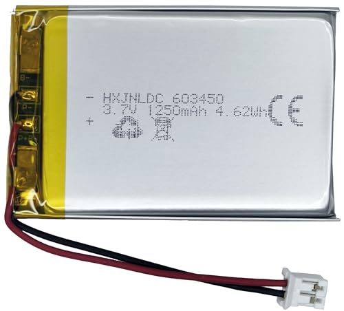 603450 Batterie au Lithium de Remplacement 3.7v 1250mAh pour PlayStation Casque-Micro sans Fil 3D PS4 Édition Gold Compatible avec Le contrôleur PS3 CECHZC2E CECHZC2J CECHZC2H CECHZC2A et CECHZC2U