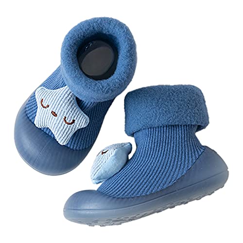 Betadog Baby Boy Girl Socks Shoes Cartoon Slip on Sneakers Baby Sock Shoes 6-12 Months Indoor Floor Moccasins