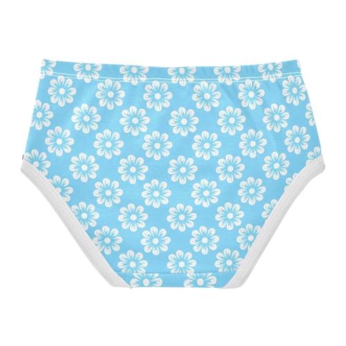Flowers Floral Blue Toddler Girls's Underwear 2T 23029132