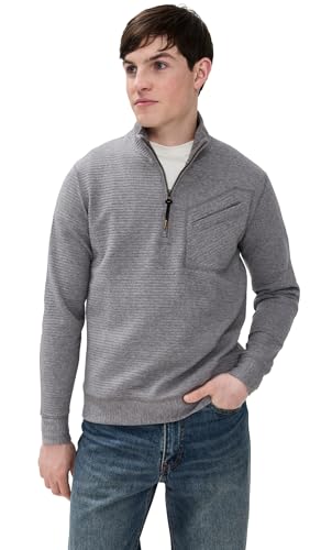 Billy Reid Men's Quilted Half Zip