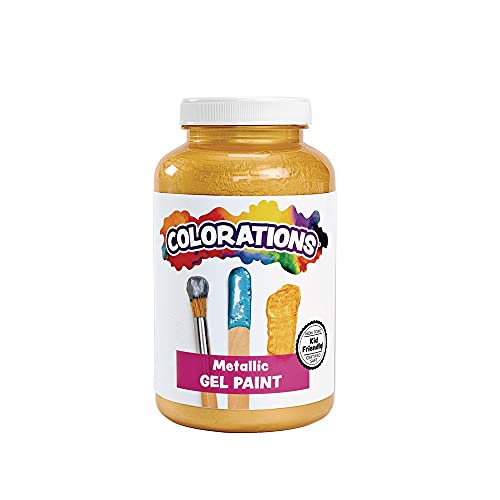 Colorations Cmpcp Activity Paint, Metallic Gold - 16 Oz. #TOP17