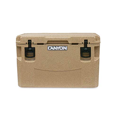 Canyon Coolers PRO45 Premium rotomolded Cooler with Accessories-Sandstone