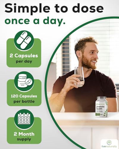 livenaturally Prostate Health Saw Palmetto Complex