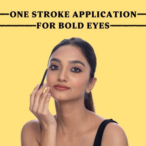 Dazller Kreamy Kajal - Pack of 2, Blackest Black, 15 Hour Stay, Water-Resistant, Smudge-Proof, Creamy Matte Finish - Image 5