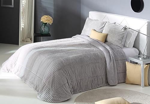 Edredón de Invierno con Sherpa o Borreguito Pradesh del REIG Marti (C.08, Cama 180cm)