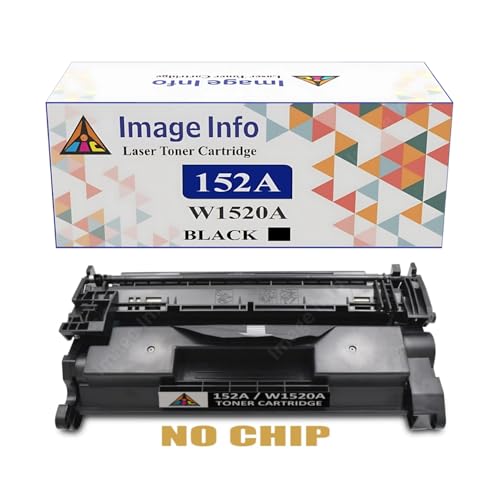 Image of ImageInfo W1520 / 152A Black Compatible Toner Cartridge Without CHIP for HP LaserJet Pro 4004 / 4004D / 4004DN / 4004DW / MFP 4104 / MFP 4104DW / MFP 4104FDN / MFP 4104FDW Printers