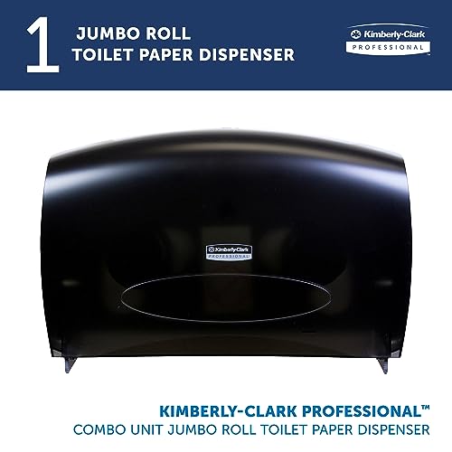 Dispensador de papel jumbo para baños comerciales de pared 4
