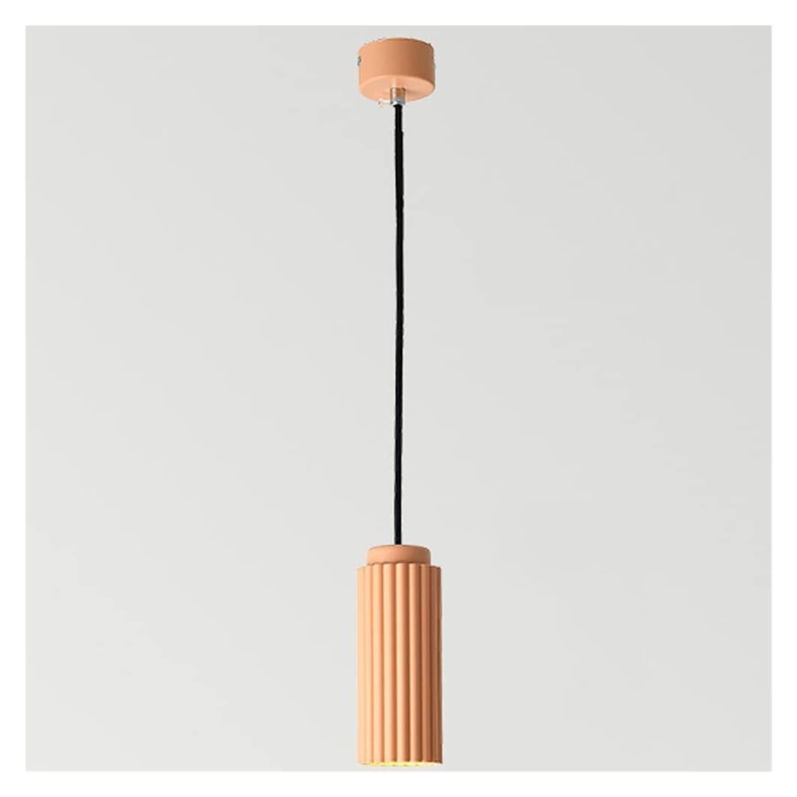 KHUKHU Macaron Metal Pendant Island Light Aluminum Chandelier Light Adjustable Length, Suspension Luminaire Ceiling Light Fixture for Living Room Dining Room Kitchen GU10(A)
