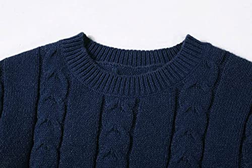 loveimgs Women's Trendy Chunky Cable Knit Long Skirt 2 Piece Outfit Sweater Sets3