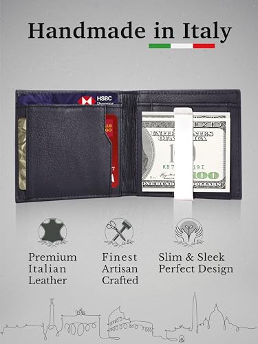 CALGARI® Italian Luxury Leather Wallets For Men | Money Clip2