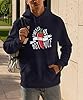Hippowarehouse Powered by Hot Sauce Unisex Hoodie Hooded top (Specific Size Guide in Description) Navy Blue #2