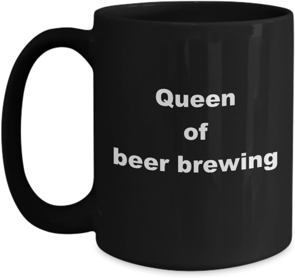 Beer Brewing, Home Brewing Queen, Beer Making, Brewer's Gift, Craft Brewer, Queen of Beers, Brewing Hobby, Homebrew Queen Mug, Women Who Brew Beer, Qu