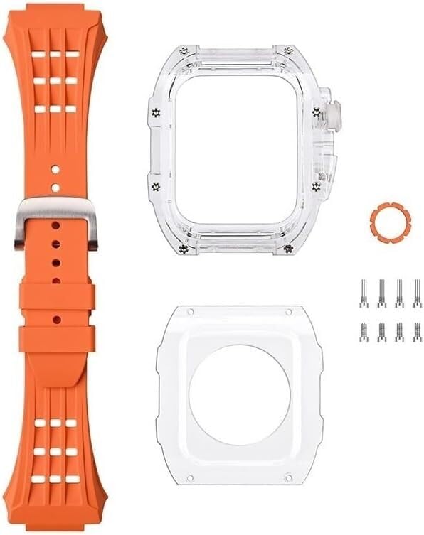 Bracelet Apple Watch rigide ou inconfortable ? Solution caoutchouc transparent - 5