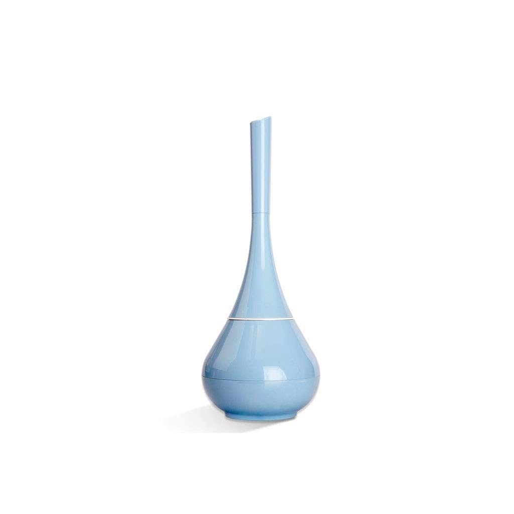 Set di scopino per WC con supporto, manico lungo, design completamente chiuso per una facile pulizia, strumento essenziale per la pulizia del bagno