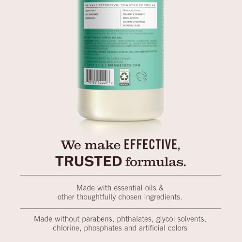 Image of MRS. MEYER'S CLEAN DAY Multi-Surface Everyday Concentrate, Basil Scent, 32 Fl Oz Bottle