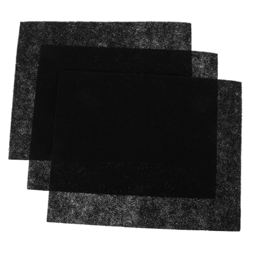 UTHCLO 3 Piezas Filtro de Activado para Cubo de Basura Cocina Almohadillas Desodorizantes Recortables para Compostaje y Eliminación de Olores Alta Absorción