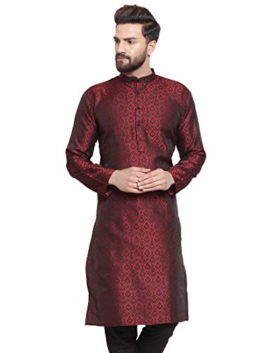 Image of Jompers Men's Silk Straight Kurta