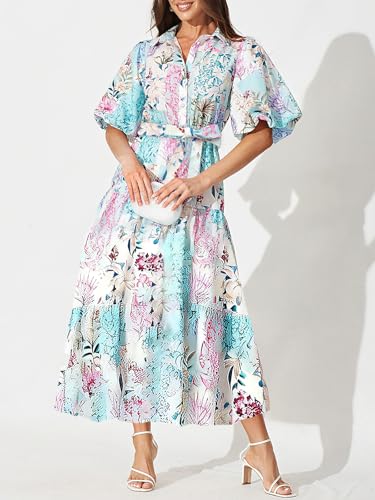 Image of Sissyaki Women's Floral Maxi Dress 2026 Summer Spring Wedding Guest Dress